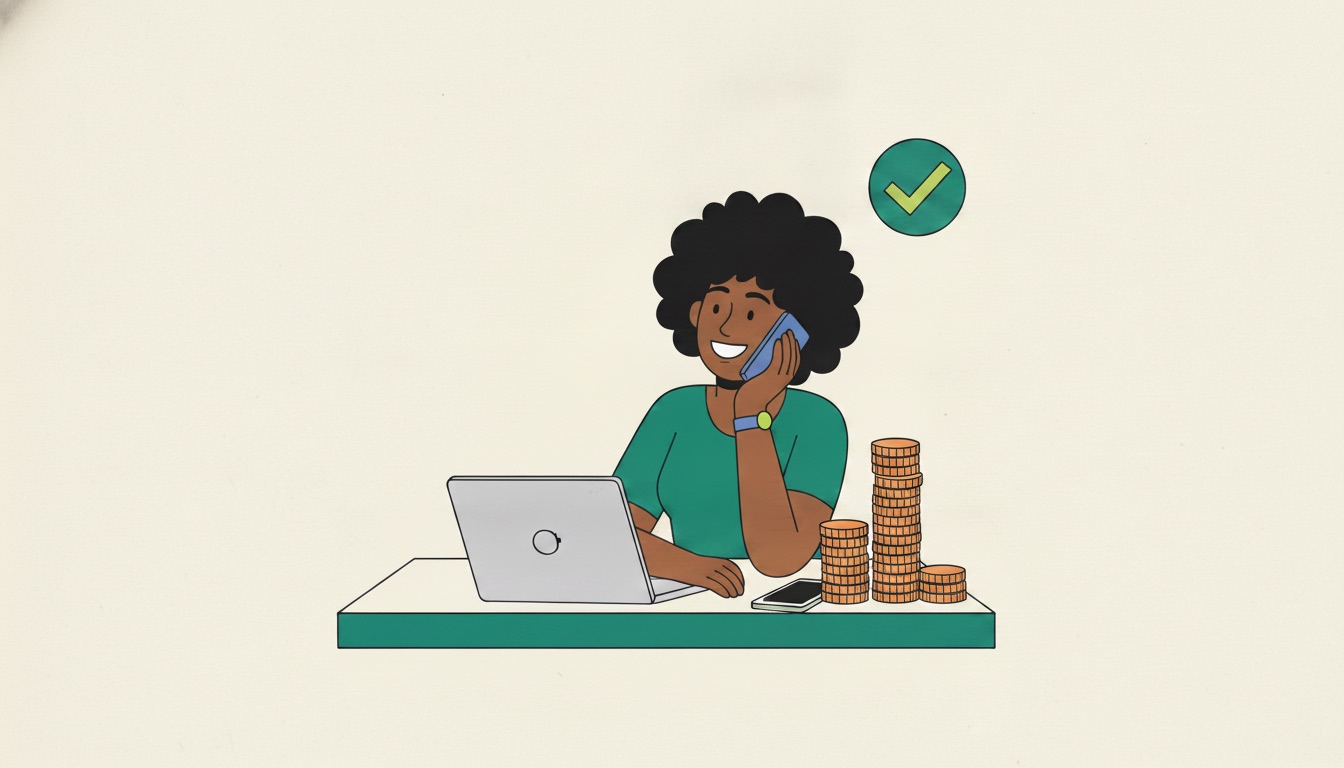 The same owner getting paid after a phone call resolves it